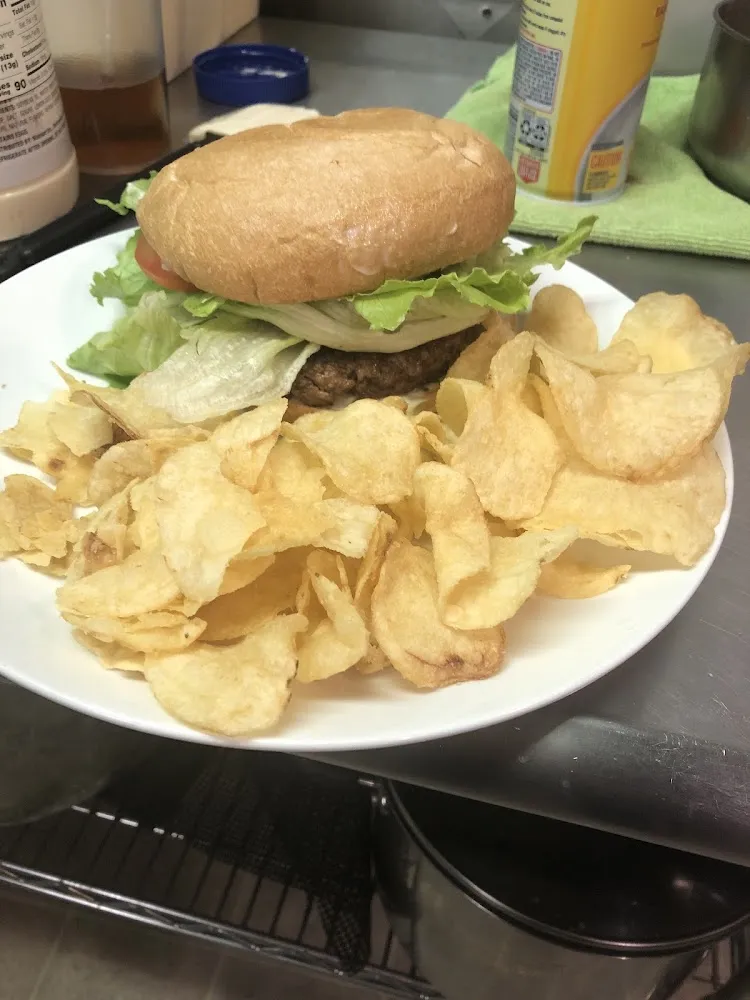 Burger and Chips