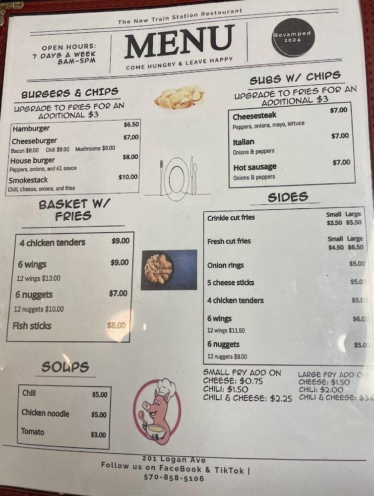 Train Station Restaurant Menu image 4