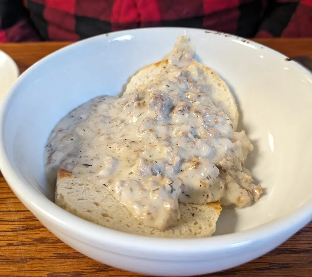Sausage Gravy and Biscuits